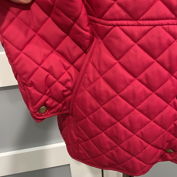 EUC❤️LAUREN RALPH LAUREN Beautiful Quilted Red Jacket. Size L. - Picture 5 of 10